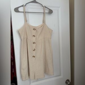 Women's Cream Romper